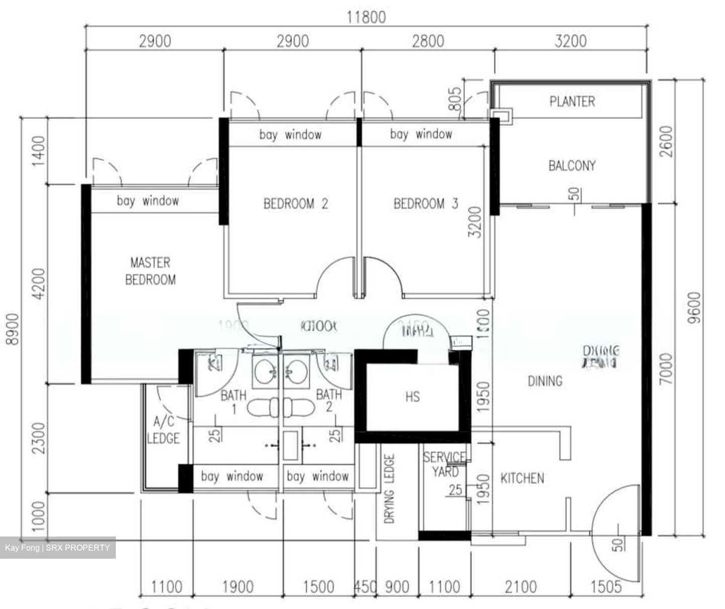 Blk 168C Parc Lumiere (Tampines), HDB 4 Rooms #558026051